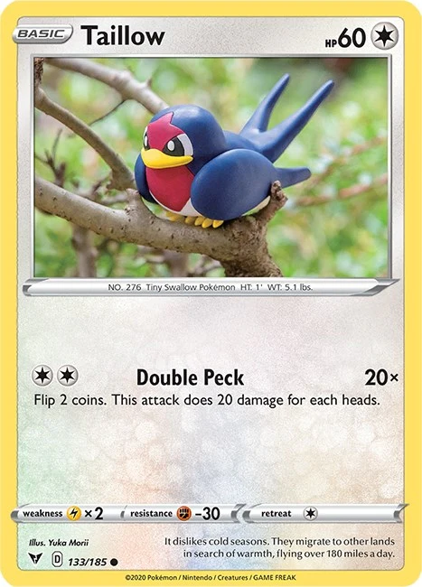 Taillow (133/185) (SWSH04: Vivid Voltage)