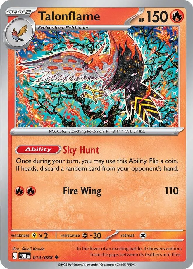Talonflame (014/088) (ME03: Perfect Order)