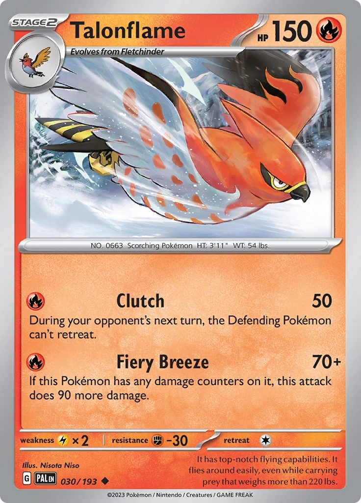 Talonflame (030/193) (SV02: Paldea Evolved)