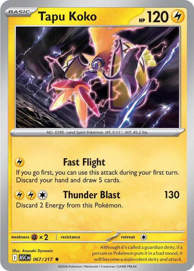 Tapu Koko (067/217) (ME: Ascended Heroes)