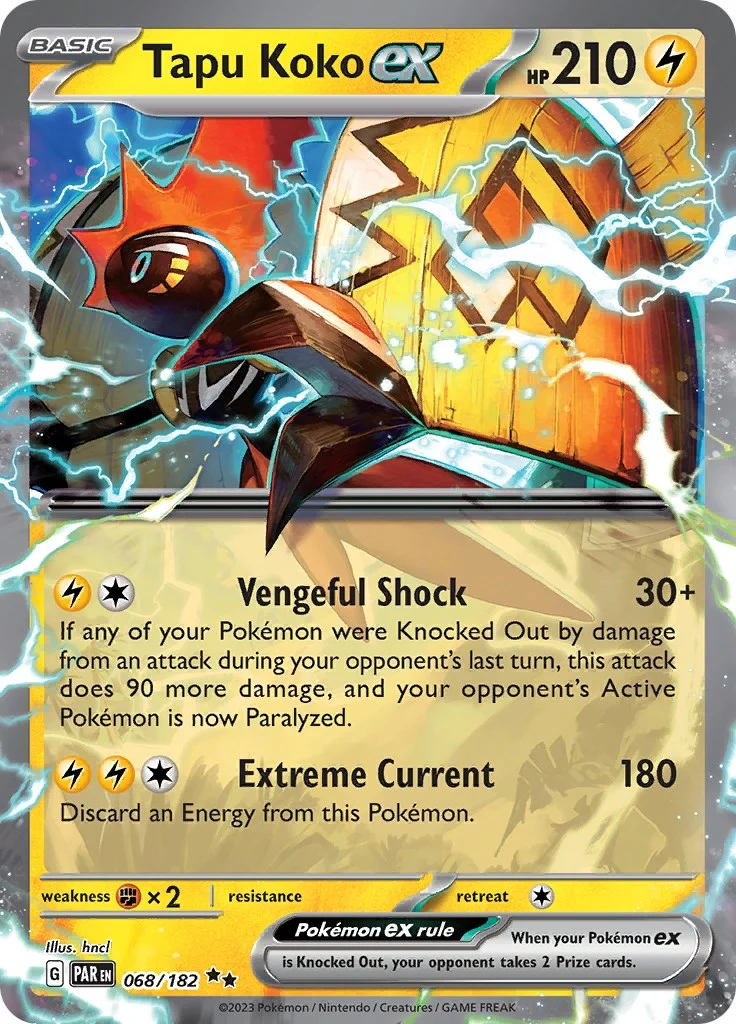 Tapu Koko ex (068/182) (SV04: Paradox Rift)