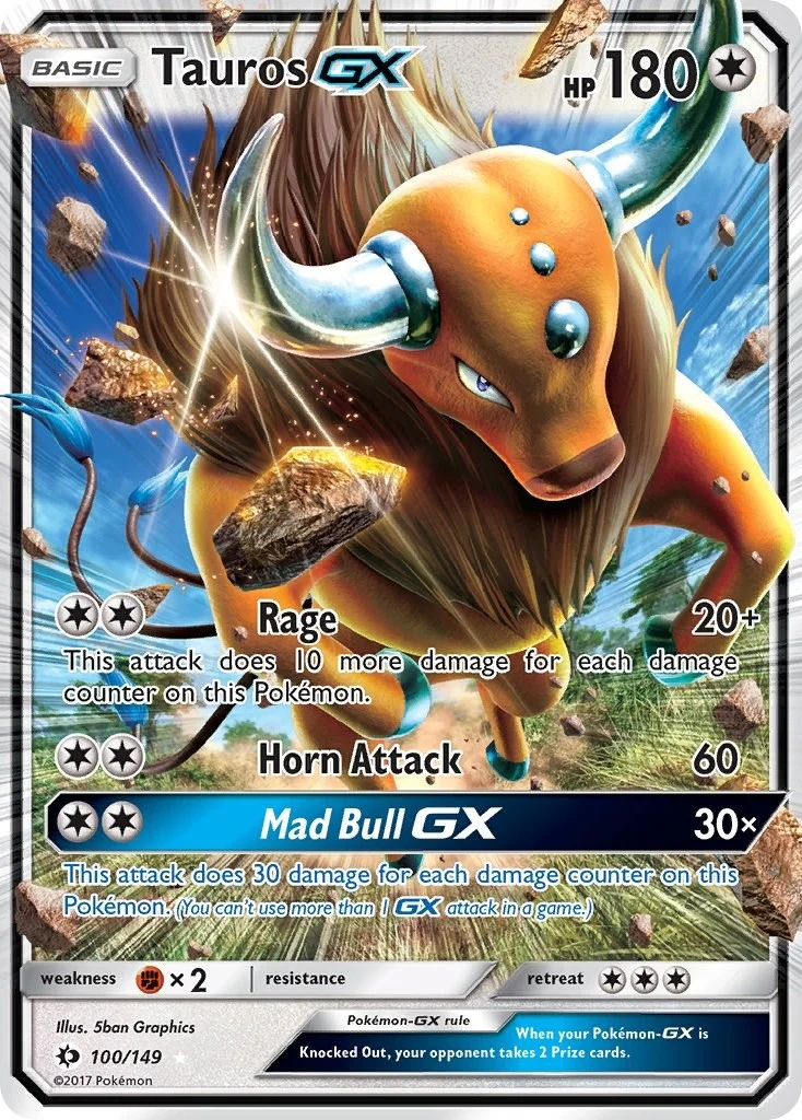 Tauros GX (100/149) (SM Base Set)