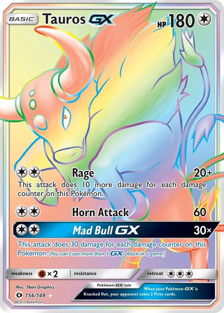 Tauros GX (Secret) (156/149) (SM Base Set)