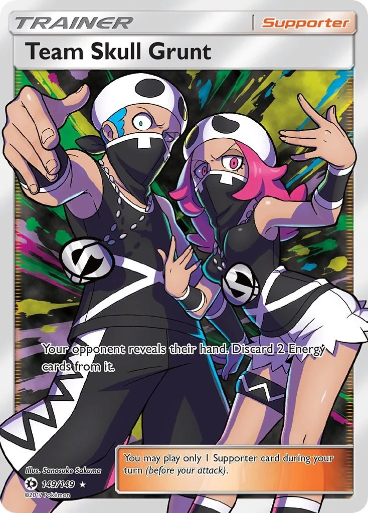 Team Skull Grunt (Full Art) (149/149) (SM Base Set)