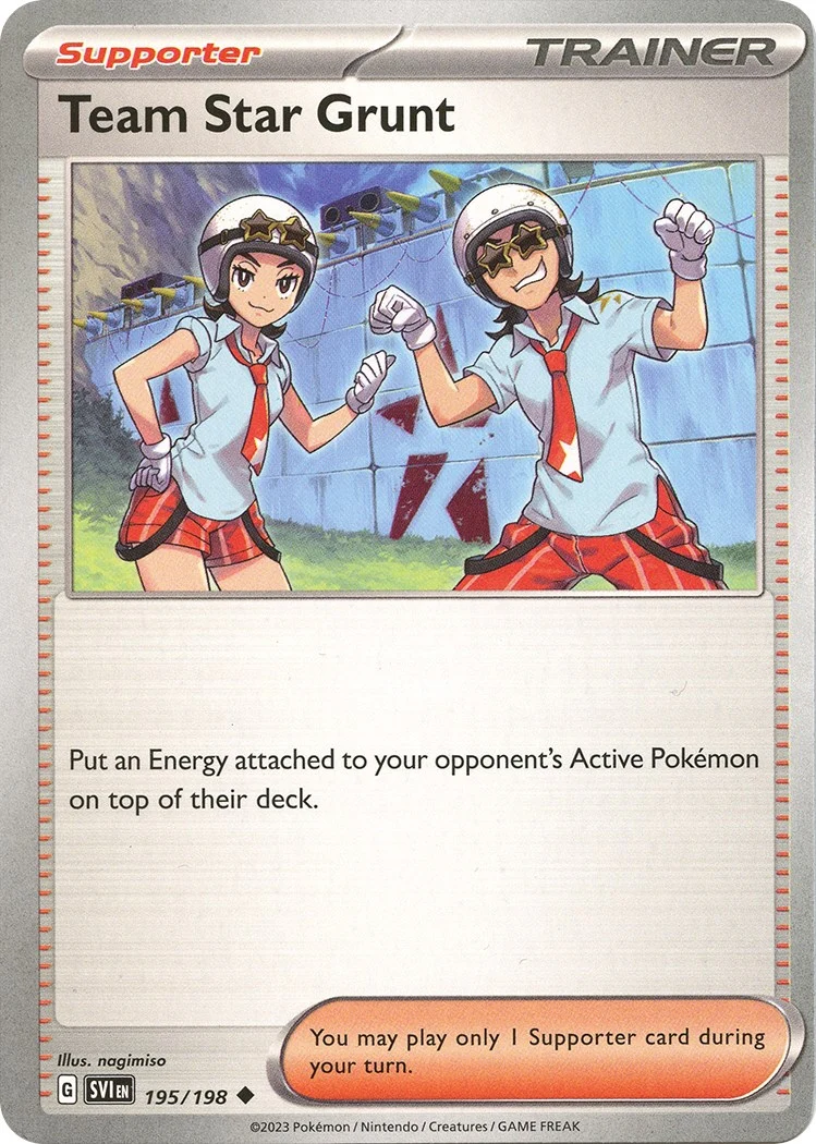 Team Star Grunt (195/198) (SV01: Scarlet & Violet Base Set)