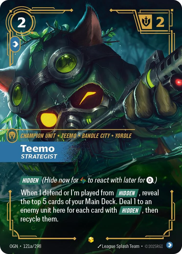 Teemo - Strategist (Alternate Art) (121a/298) (Origins)