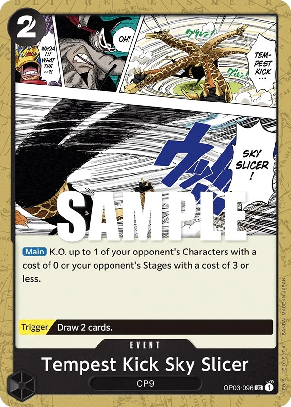 Tempest Kick Sky Slicer (OP03-096) (Pillars of Strength)