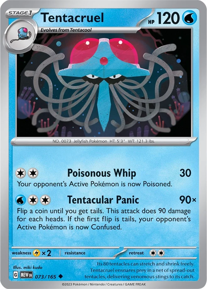 Tentacruel (073/165) (SV: Scarlet & Violet 151)
