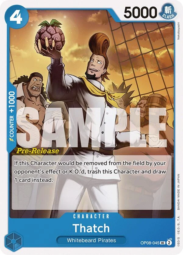 Thatch (OP08-045) (Two Legends Pre-Release Cards)