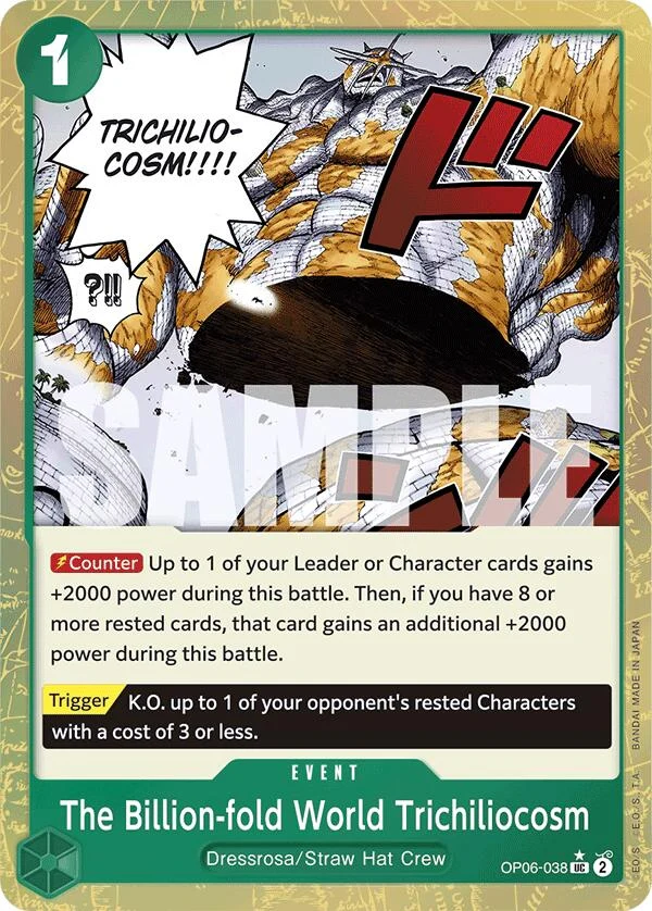 The Billion-fold World Trichiliocosm (Textured Foil) (OP06-038) (Premium Booster -The Best-)