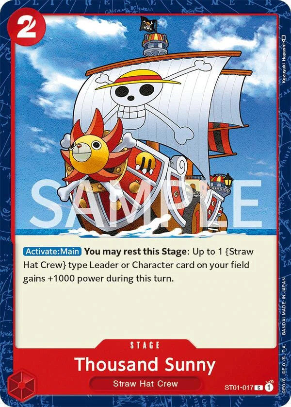 Thousand Sunny (ST01-017) (Revision Pack Cards)