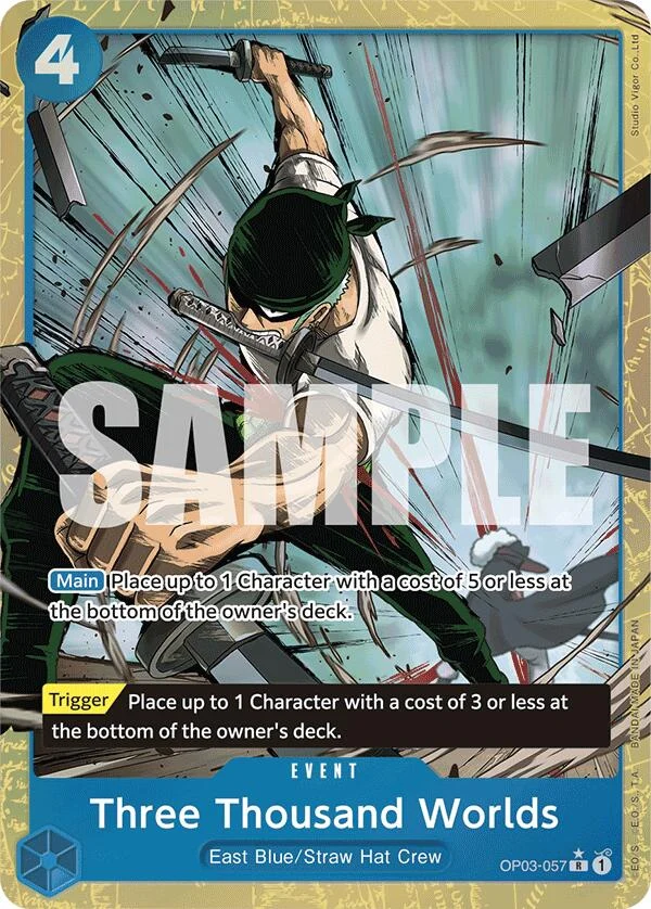 Three Thousand Worlds (Alternate Art) (OP03-057) (Premium Booster -The Best-)