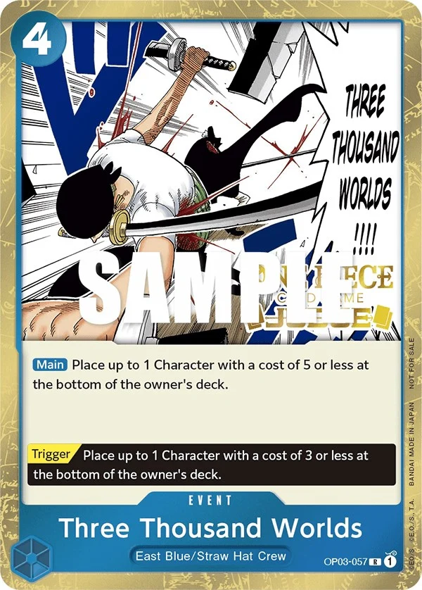 Three Thousand Worlds (Judge Pack Vol. 2) (OP03-057) (One Piece Promotion Cards)