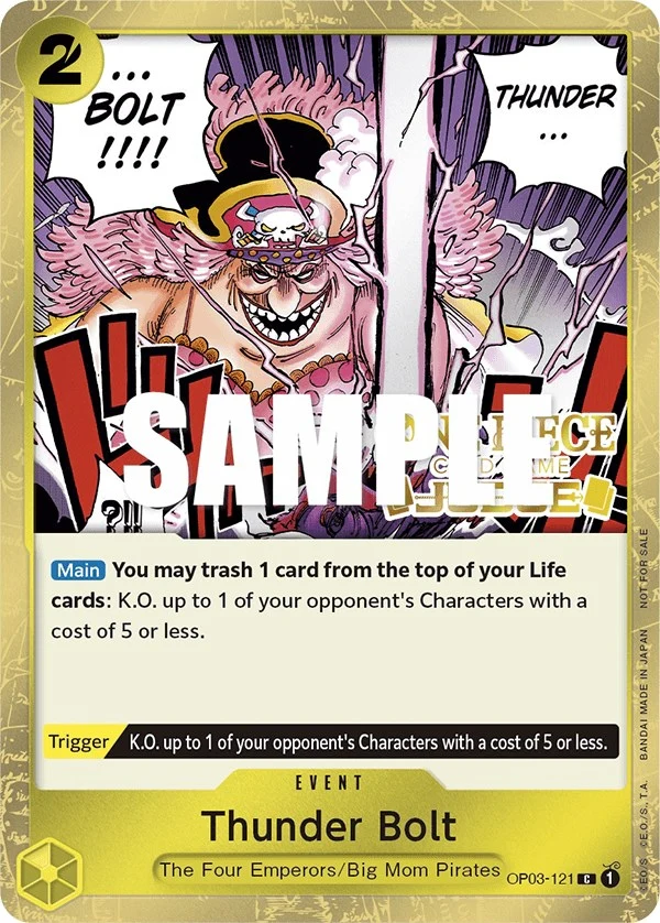 Thunder Bolt (Judge Pack Vol. 2) (OP03-121) (One Piece Promotion Cards)
