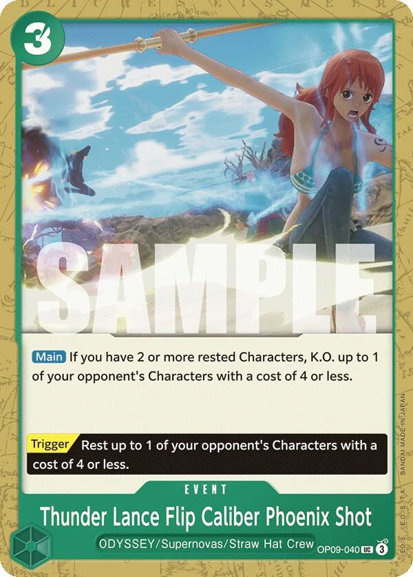 Thunder Lance Flip Caliber Phoenix Shot (OP09-040) (Emperors in the New World)