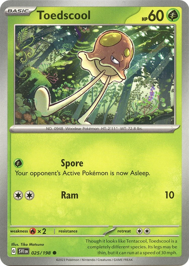 Toedscool (025/198) (SV01: Scarlet & Violet Base Set)