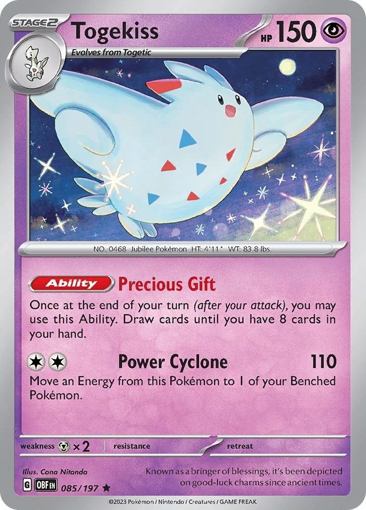 Togekiss (085/197) (SV03: Obsidian Flames)