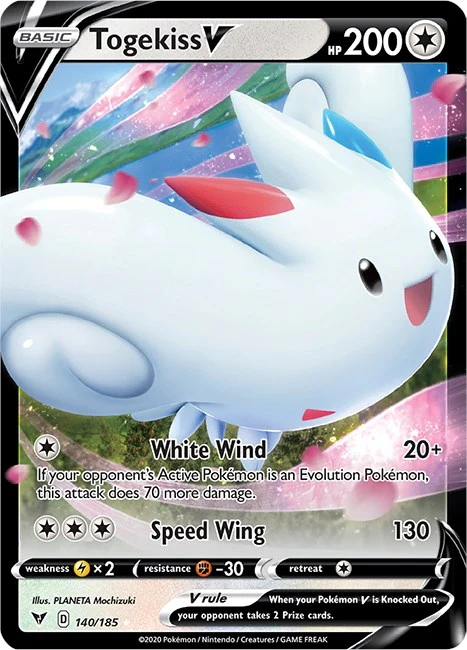 Togekiss V (140/185) (SWSH04: Vivid Voltage)