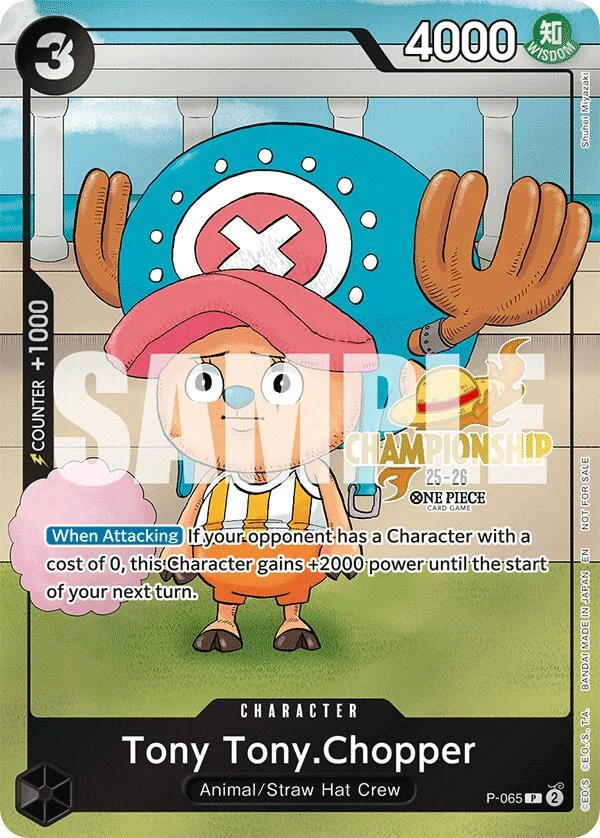 Tony Tony.Chopper (CS 25-26 Event Pack) (P-065) (One Piece Promotion Cards)