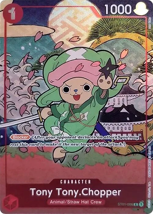 Tony Tony.Chopper (English Version 1st Anniversary Set) (ST01-006) (One Piece Promotion Cards)