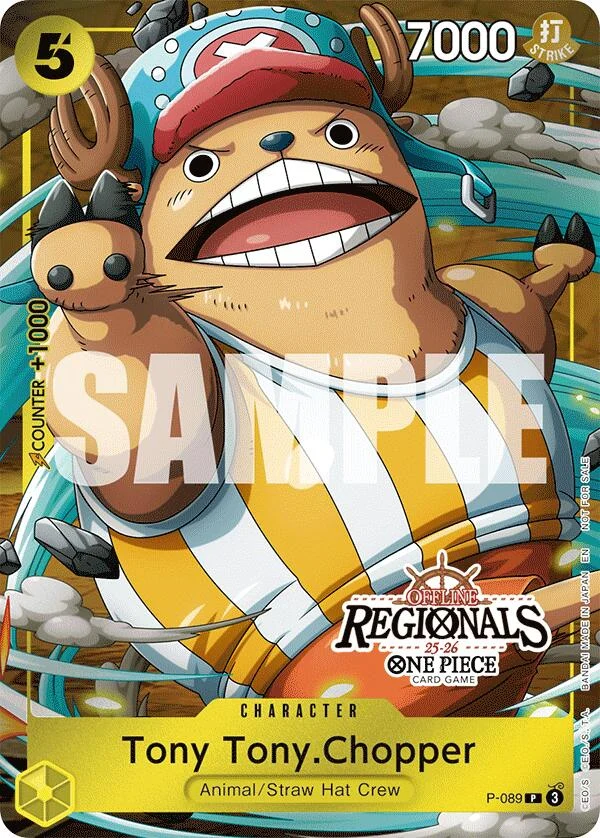 Tony Tony.Chopper (Offline Regional Participation Pack 2025 Vol.2) (P-089) (One Piece Promotion Cards)