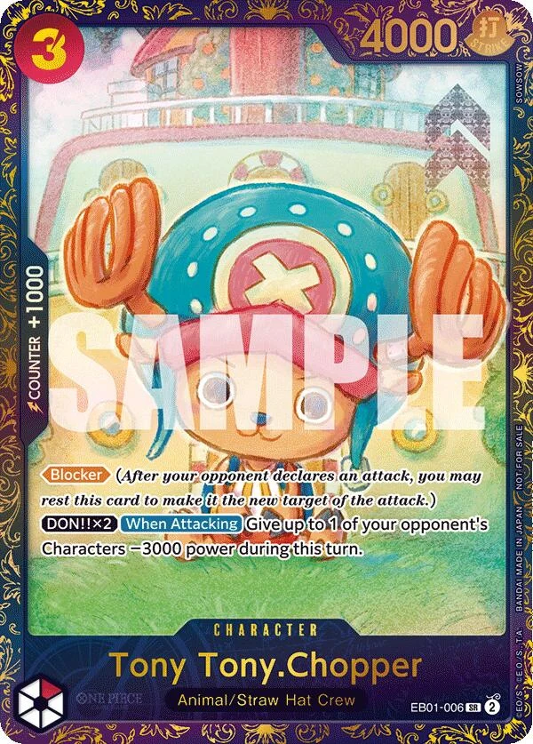 Tony Tony.Chopper (Treasure Cup 2024) (EB01-006) (One Piece Promotion Cards)
