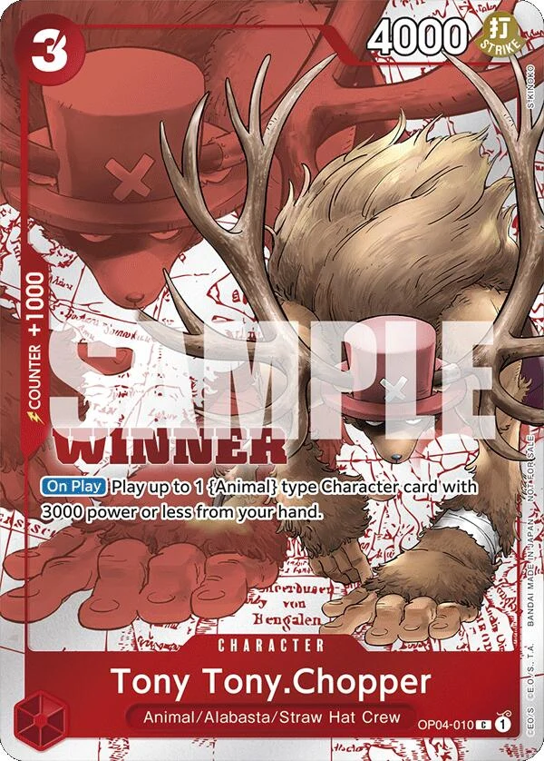 Tony Tony.Chopper (Winner Pack 2024 Oct.-Dec.) (OP04-010) (One Piece Promotion Cards)