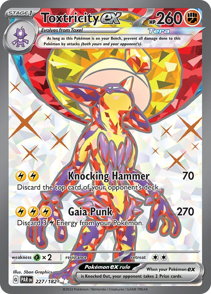 Toxtricity ex (227/182) (SV04: Paradox Rift)