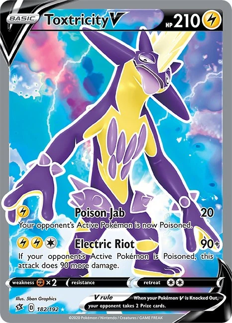 Toxtricity V (Full Art) (182/192) (SWSH02: Rebel Clash)