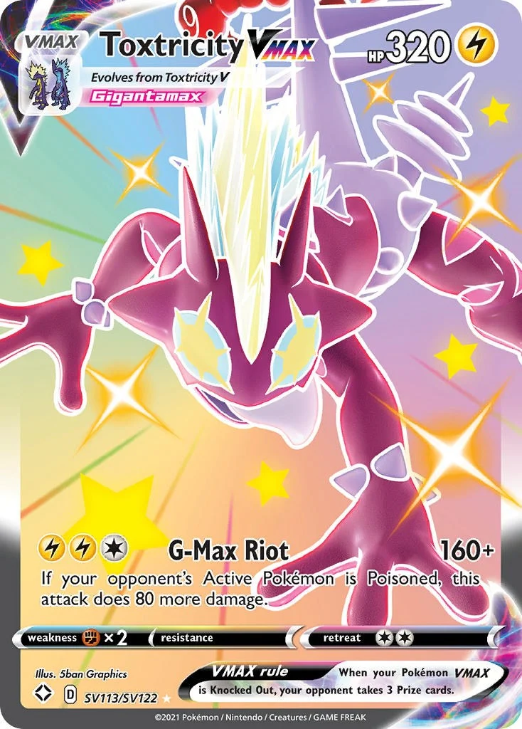 Toxtricity VMAX (SV113/SV122) (Shining Fates: Shiny Vault)