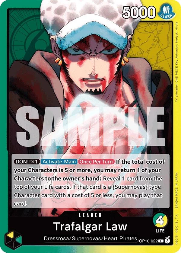 Trafalgar Law (022) (OP10-022) (Royal Blood)