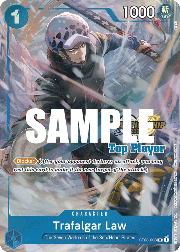 Trafalgar Law (CS 2023 Top Players Pack) (ST03-008) (One Piece Promotion Cards)