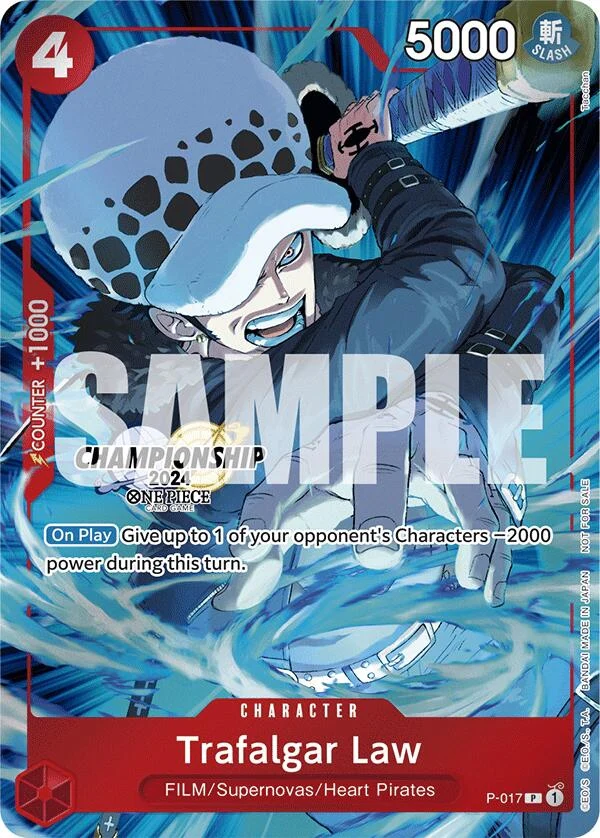 Trafalgar Law (CS 2024 Celebration Pack) (P-017) (One Piece Promotion Cards)