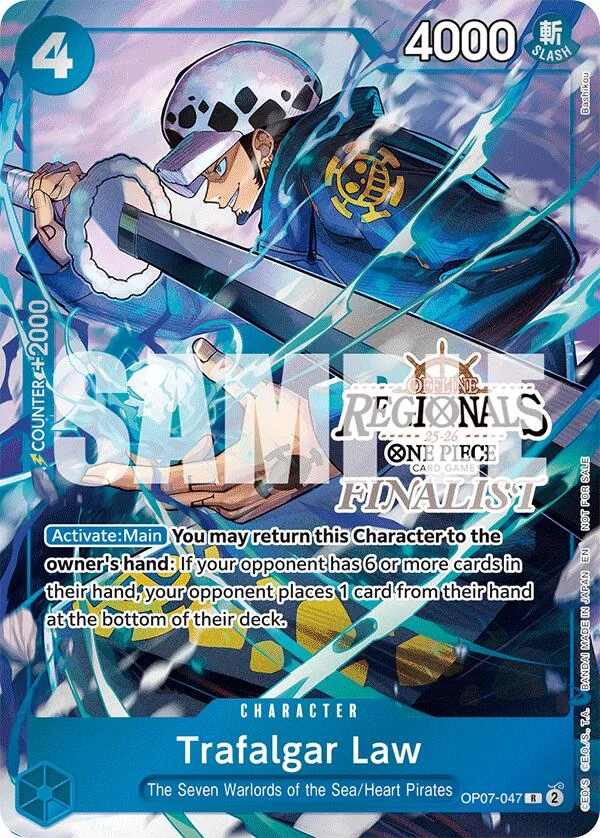 Trafalgar Law (Offline Regional Finalist Card Set 2025 Vol.2) (OP07-047) (One Piece Promotion Cards)