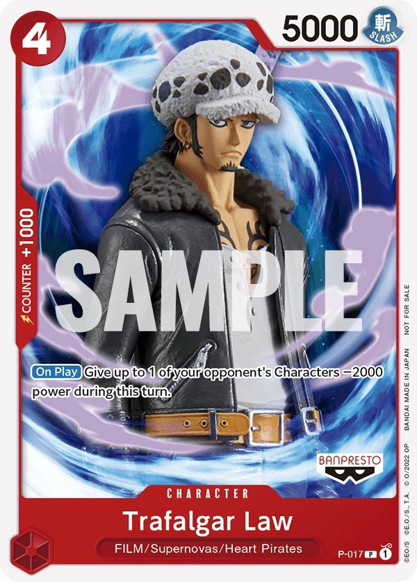 Trafalgar Law (One Piece Film Red) (P-017) (One Piece Promotion Cards)