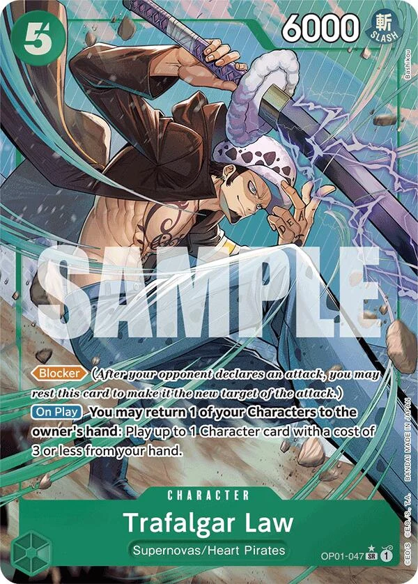 Trafalgar Law (OP01-047) (Alternate Art) (OP01-047) (Premium Booster -The Best-)