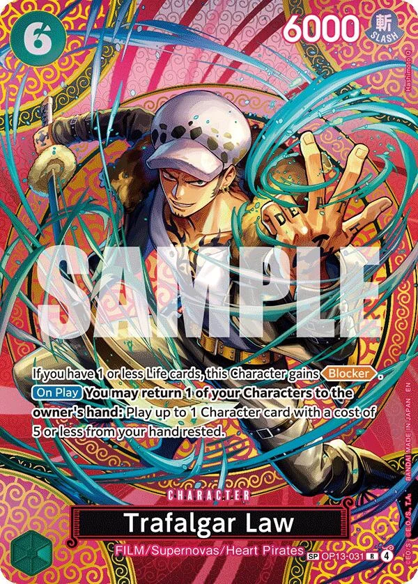 Trafalgar Law (SP) (OP13-031) (Adventure on Kami's Island)
