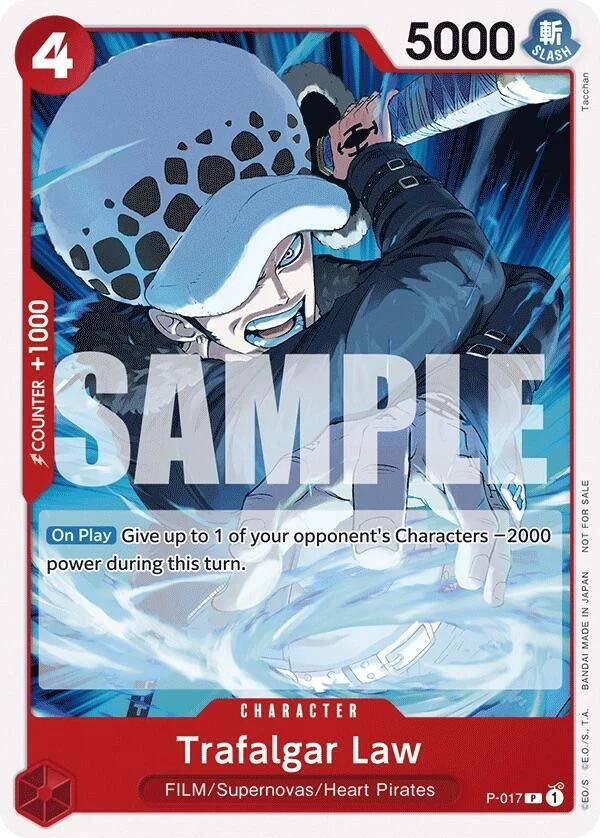 Trafalgar Law (Tournament Pack Vol. 7) (P-017) (One Piece Promotion Cards)