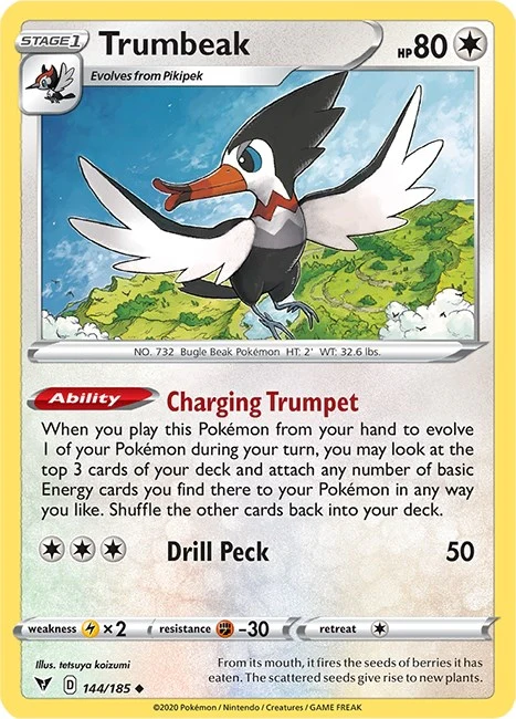 Trumbeak (144/185) (SWSH04: Vivid Voltage)