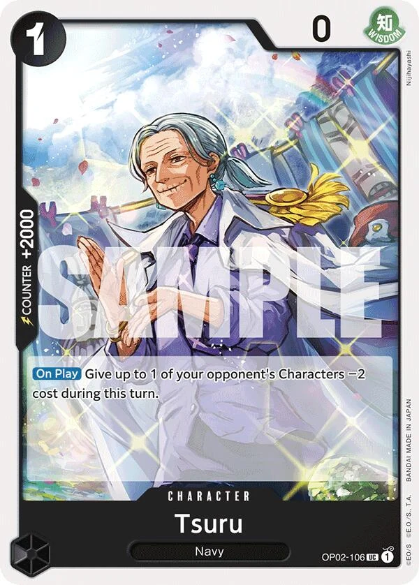 Tsuru (Reprint) (OP02-106) (Premium Booster -The Best-)