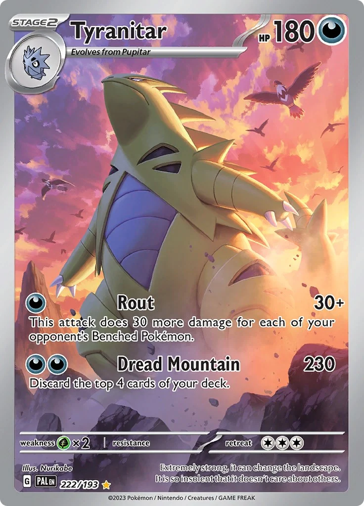 Tyranitar (222/193) (SV02: Paldea Evolved)