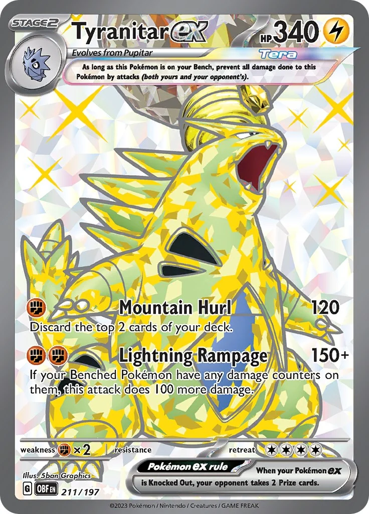Tyranitar ex (211/197) (SV03: Obsidian Flames)