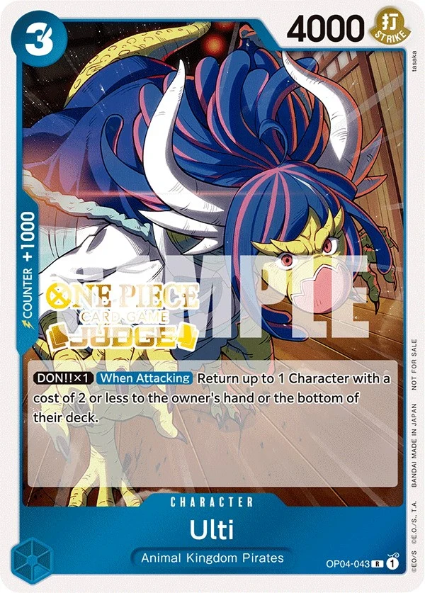 Ulti (Judge Pack Vol. 3) (OP04-043) (One Piece Promotion Cards)