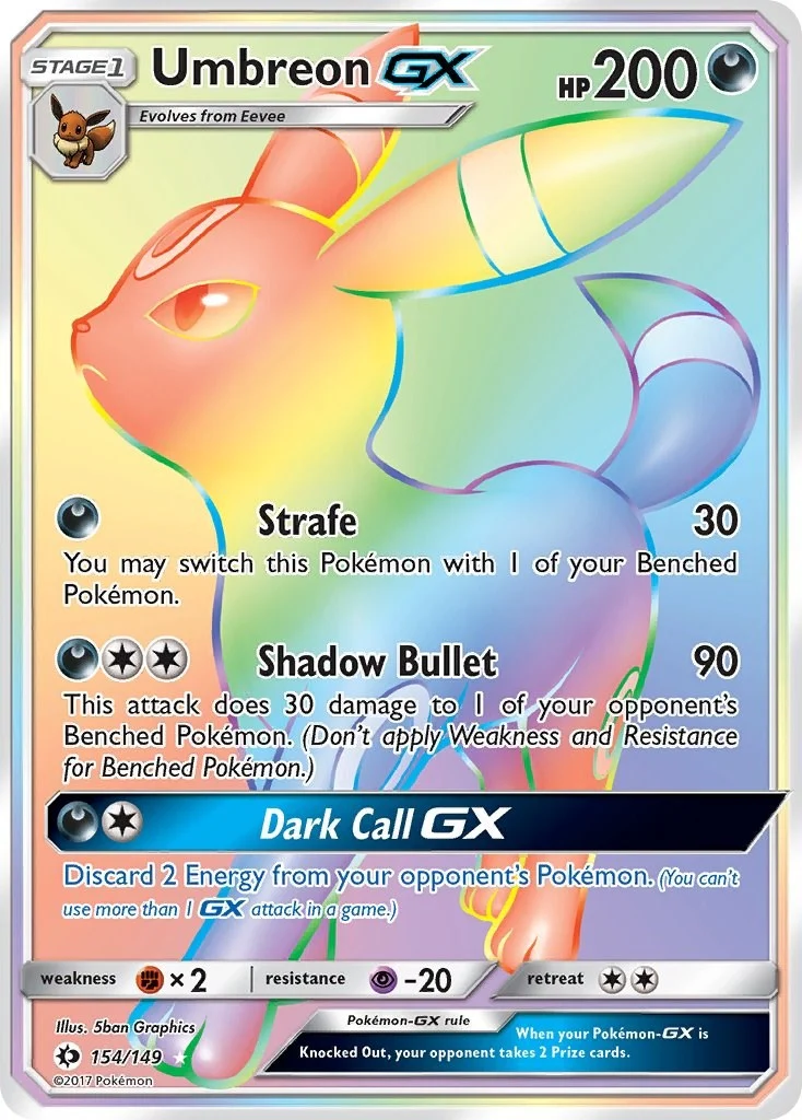 Umbreon GX (Secret) (154/149) (SM Base Set)