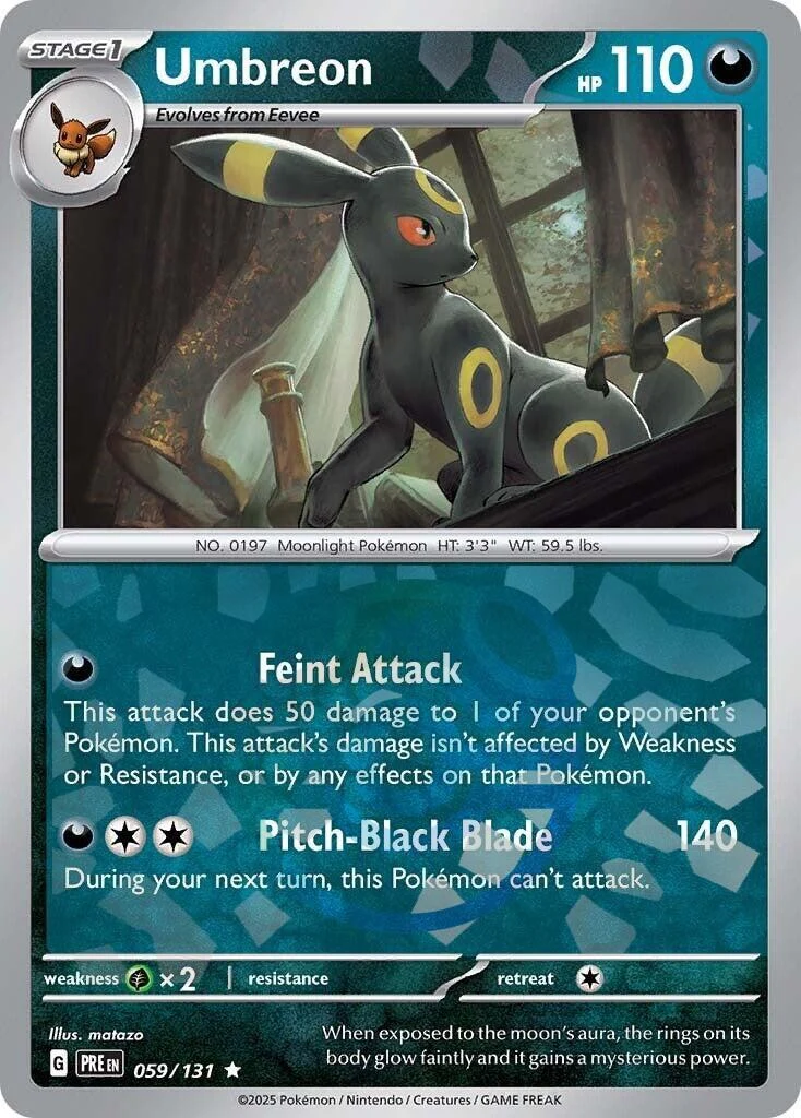 Umbreon (Master Ball Pattern) (059/131) (SV: Prismatic Evolutions)