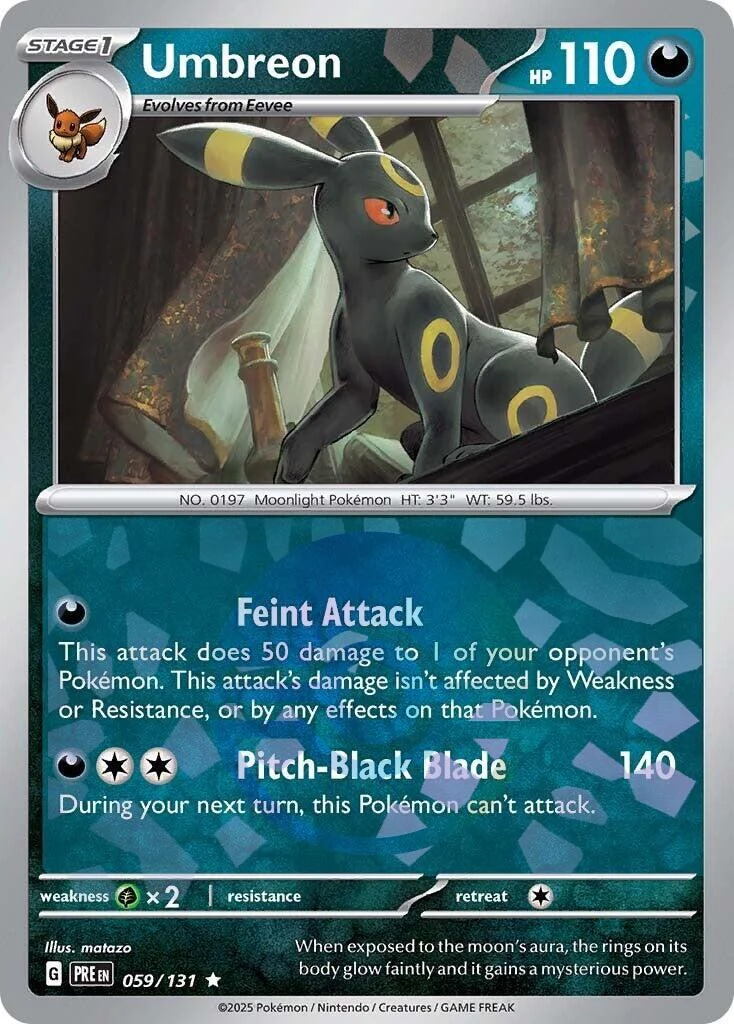 Umbreon (Poke Ball Pattern) (059/131) (SV: Prismatic Evolutions)