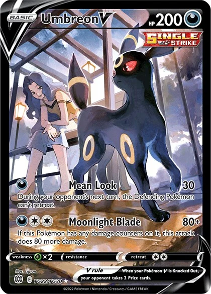 Umbreon V (TG22/TG30) (SWSH09: Brilliant Stars Trainer Gallery)