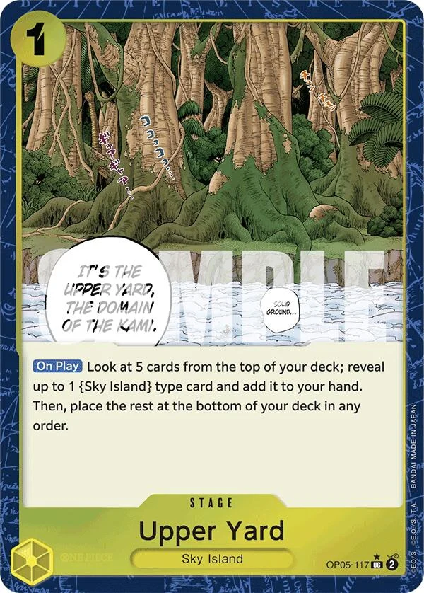 Upper Yard (Textured Foil) (OP05-117) (Premium Booster -The Best-)