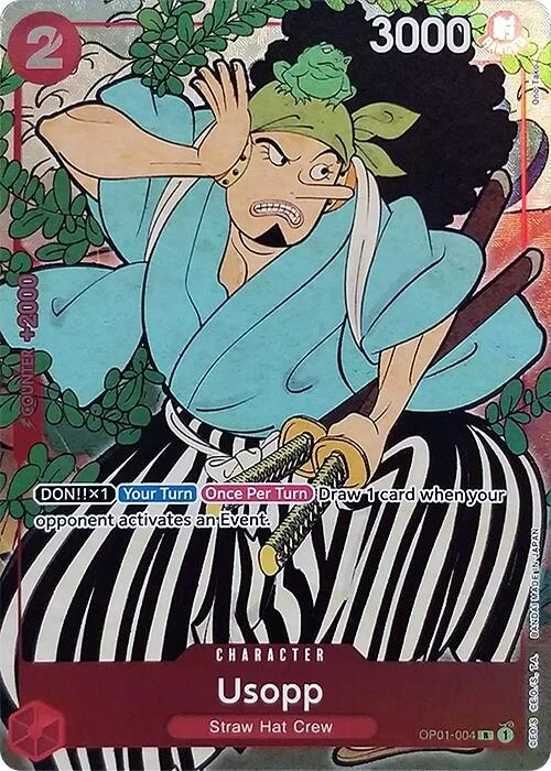 Usopp (English Version 1st Anniversary Set) (OP01-004) (One Piece Promotion Cards)