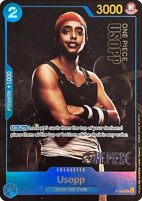 Usopp (Premium Card Collection -Live Action Edition-) (P-049) (One Piece Promotion Cards)